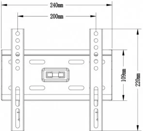 Фото: Кронштейн UniBracket BZ03-20 Black № 3 | KTC