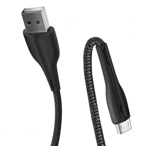 Фото: Кабель ColorWay PVC AM / Micro USB 1m Black (CW-CBUM034-BK) № 2 | KTC
