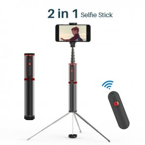 Селфі монопод Baseus Fully Folding Selfie Stick Black/Red (SUDYZP-D19)