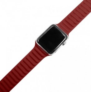 Ремінець HiC for Apple Watch 42/44mm - New Leather Link Red (LLNK4244RD)