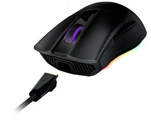 Фото: Миша ASUS ROG Gladius II Origin USB Black (90MP00U1-B0UA00) № 2 | KTC