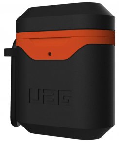 Чохол UAG for Airpods - Standard Issue Hard 001 Black/Orange (10242F114097)