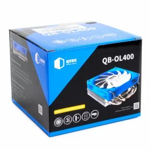 Фото: Кулер для процесора QUBE QB-OL400 Blue № 3 | KTC