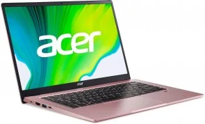 Фото: Ноутбук Acer Swift 1 SF114-34 NX.A9UEU.00C Sakura Pink - 14" IPS 60 Гц / Intel Pentium / N6000 / DDR4 8 ГБ / PCI-E SSD 256 ГБ / Intel UHD Graphics № 2 | KTC