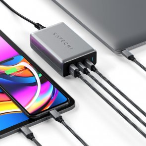 Зарядний пристрій Satechi 100W USB-C PD Compact Gan Charger (ST-TC100GM-EU)