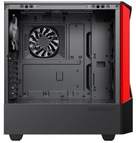 Корпус Gamemax Contac COC BG Black/Red with window (Contac COC BR)