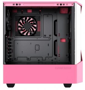 Корпус Gamemax Contac COC Pink/White with window (Contac COC PW)