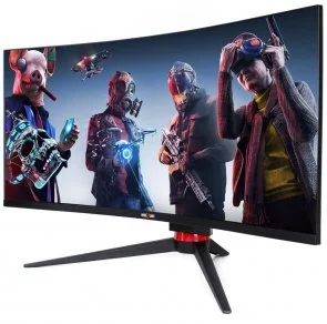 Фото: Монітор QUBE Overlord C34UQ144 Black - 34" VA / 3440x1440 / 144 Гц / AMD FreeSync / HAS № 2 | KTC