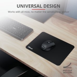  Килимок Trust Mouse Pad Size M Black (24193_TRUST)