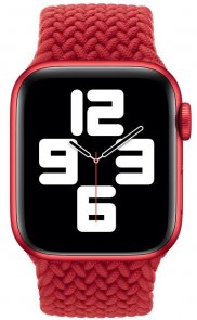Ремінець HiC for Apple Watch 38/40mm - Braided Solo Loop PRODUCT RED - Size XS (38/40mm Braided RED)