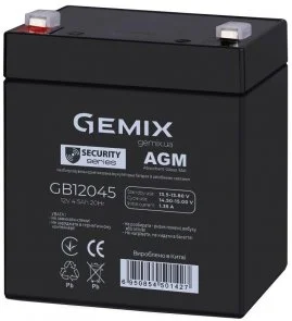 Фото: Батарея для ДБЖ Gemix GB12045 Black № 2 | KTC