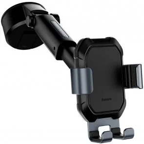 Фото: Кріплення для мобільного телефону Baseus Tank Gravity Car Mount Holder with Suction Base Black (SUYL-TK01) № 3 | KTC