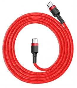 Фото: Кабель Baseus Cafule 20V 3A CM / CM 1m Red (CATKLF-G09) № 5 | KTC