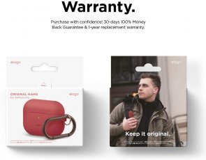 Чохол Elago for Airpods Pro - Silicone Hand Case Red (EAPPOR-HANG-RD)