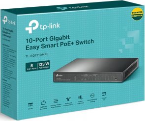 Комутатор TP-Link TL-SG1210MPE