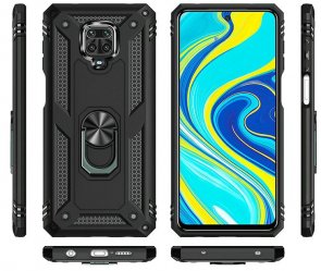 Чохол BeCover for Xiaomi Redmi Note 9S/Note 9 Pro/Note 9 Pro Max - Military Black (704963)