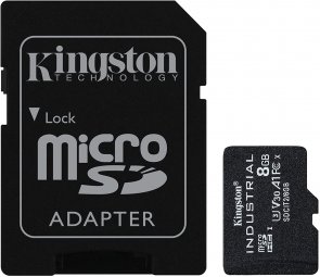 Карта пам'яті Kingston C10 A1 pSLC Micro SDHC 8GB with Adapter (SDCIT2/8GB)