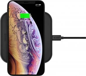 Фото: Бездротовий зарядний пристрій Zens Single Aluminium Wireless Charger with USB Black (ZESC14B/00) № 4 | KTC