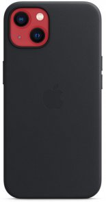 Чохол Apple for iPhone 13 - Leather Case with MagSafe Midnight (MM183)