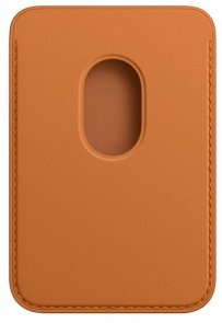 Чохол для пластикових карт Apple iPhone Leather Wallet with MagSafe Golden Brown (MM0Q3)