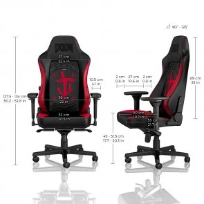 Фото: Крісло Noblechairs Doom Edition Black/Red (NBL-HRO-PU-DET) № 3 | KTC