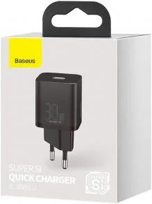Фото: Зарядний пристрій Baseus Super Si 30W Black (CCSUP-J01) № 3 | KTC