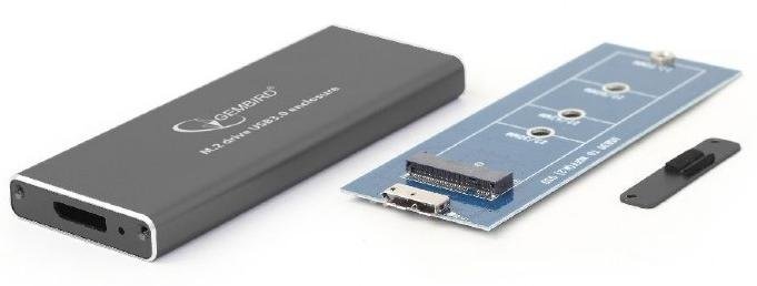Кишеня зовнішня Gembird for SSD EE2280-U3C-02 Black