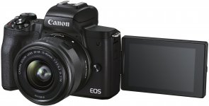 Цифрова фотокамера Canon EOS M50 Mk2 kit 15-45mm IS STM Black (4728C043)