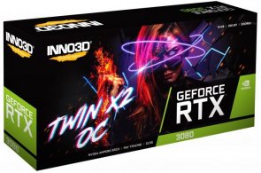 Відеокарта Inno3D RTX 3080 Twin X2 OC LHR (N30802-106XX-1810VA34H)