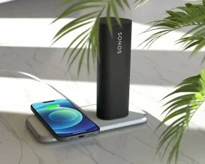 Фото: Бездротова зарядна станція Zens Dual Aluminium Wireless Charger with USB White (ZEDC10W/00) № 5 | KTC