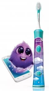Фото: Електрична зубна щітка Philips Sonicare For Kids Bluetooth Blue (HX6322/04) № 2 | KTC