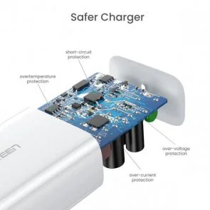 Фото: Зарядний пристрій UGREEN CD127 QC3.0 PD 30W White (UGR-70161) № 2 | KTC