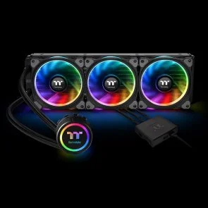 Фото: Система рідинного охолодження Thermaltake Floe Riing RGB 360 TT Premium Edition (CL-W158-PL12SW-A) № 2 | KTC
