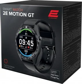 Фото: Смарт годинник 2E Motion GT 46mm Black/Silver (2E-CWW20BKSL) № 3 | KTC
