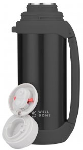 Термос Well Done WD-7031B 1000ml Black