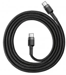 Фото: Кабель Baseus Cafule 60W CM / CM 1m Black (CATKLF-GG1) № 2 | KTC