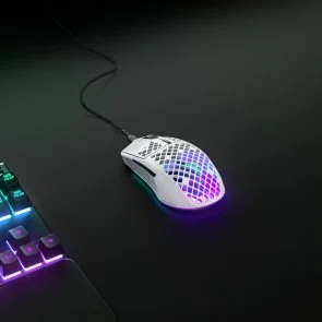 Фото: Миша SteelSeries Aerox 3 USB White (62603) № 6 | KTC