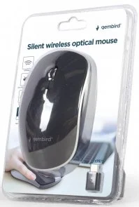 Фото: Миша Gembird MUSW-4BSC-01 Wireless Black № 3 | KTC