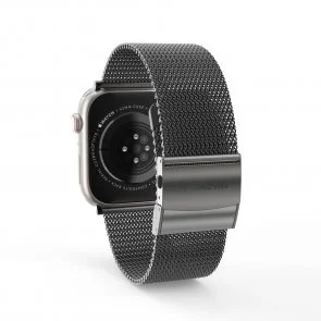 Фото: Ремінець AMAZINGthing for Apple Watch 41/40/38mm - Titan Metal Black (ATS7TM41GB) № 3 | KTC