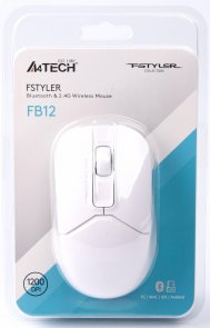 Миша A4tech FB12 Wireless White (FB12 (White))