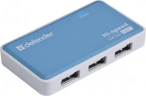 Фото: USB-хаб Defender Quadro Power with adapter (83503) № 2 | KTC