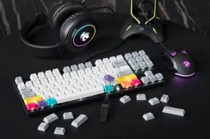 Фото: Клавіатура Varmilo MA87M V2 CMYK EC Ivy V2 RU (A33A024B1A3A06A007) № 8 | KTC