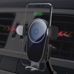 Кріплення для мобільного телефону ColorWay AutoSense Car Wireless Charger 15W Black (CW-CHAW025Q-BK)
