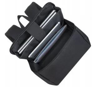 Фото: Рюкзак для ноутбука Riva Case 8068 Black + Бутилка для води 0.75л № 10 | KTC