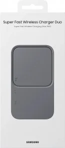 Фото: Бездротова зарядна станція Samsung Wireless Charger Duo 15W w/o TA Black (EP-P5400BBEGEU	) № 5 | KTC