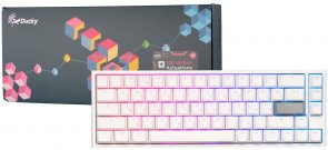 Клавіатура Ducky One 2 SF Cherry Speed Silver RGB LED RU USB White (DKON1967ST-PRUPDWWT1)
