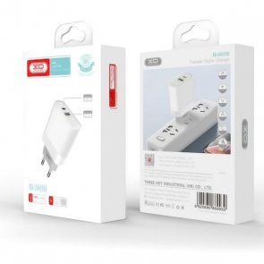 Зарядний пристрій XO L64 PD 18W/1 USB 1 USB-C White
