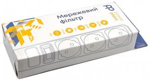 Мережевий фільтр PowerPlant 3/1.8m White Box (PPSA10M18S3B)