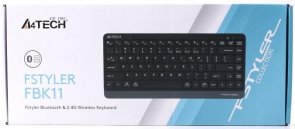 Клавіатура компактна A4tech Fstyler FBK11 Gray (FBK11 Grey)