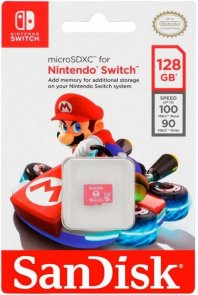 Карта пам'яті SanDisk for Nintendo Switch MicroSDXC 128GB (SDSQXAO-128G-GN3ZN)